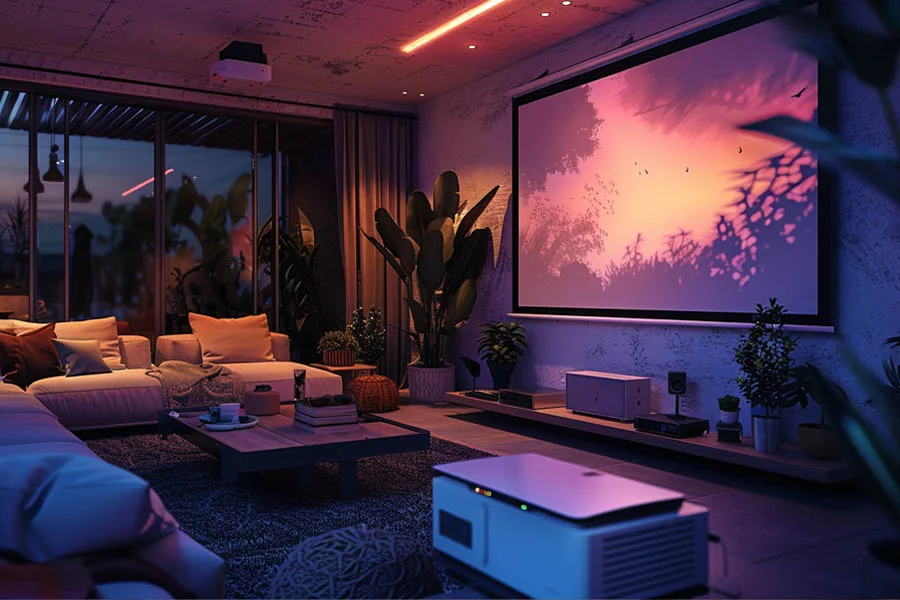 smart projector 4k